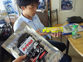 タイヤカスさきいかとＴＰ・Ｐケーキ！